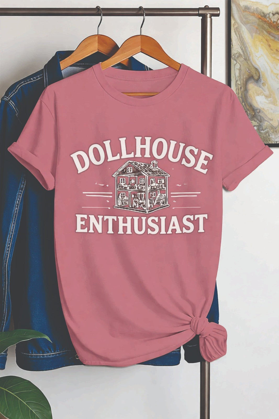 Dollhouse Miniaturist T-Shirt "Dollhouse Enthusiast"