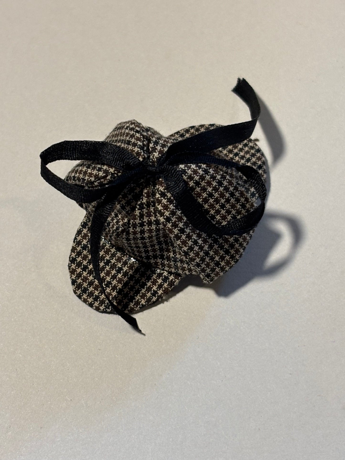 Heidi Ott Dollhouse Miniature Men's Deerstalker Hat
